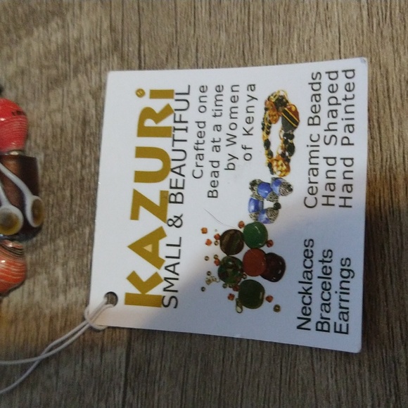 NWT Kazyuri Handmade Kenya Beaded Stack Bracelet - Picture 4 of 6